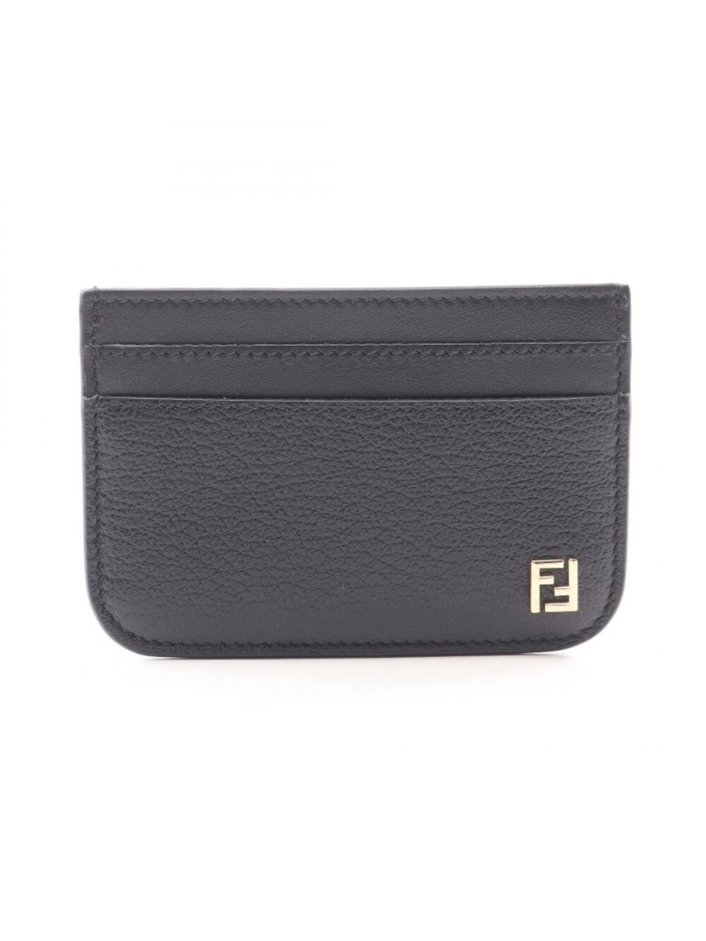 Fendi Card Case FF Logo Leather